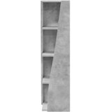  Kutni ormarić Betonski sivi 27,5x27x102cm Konstruirano drvo | Eponuda.com