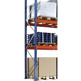 SCHULTE Regalno stojalo za paletni regal, jeklo, višina 5000 mm, podporni okvir ŠxG 100 x 800 mm | Shoptok.si