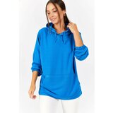 armonika Sweatshirt - Blue - Regular fit Cene