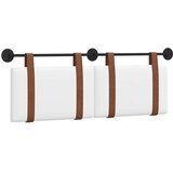  Držeće uzglavlje Zidne Bijeli 150 x 55 x 5 cm Antikni PU - Bijeli 140 cm bez LED | shoptok.hr