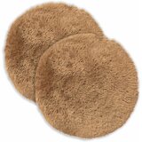  Presvlaka za jastuk 2 pcs HEERLEN Sivosmeđa Ø 60 cm PV flis | shoptok.hr