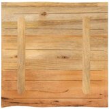vidaXL Mizna plošča 40x40x2,5 cm naraven rob trden mangov les | Shoptok.si