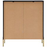 Modern Living Visoka Komoda Hong Kong, Barva Hrasta, Črna | Shoptok.si
