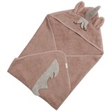 Kindsgut Rožnata bombažna otroška brisača s kapuco 75x75 cm Unicorn – | Shoptok.si