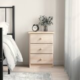 vidaXL Nočna omarica ALTA 41x35x55 cm trdna borovina | Shoptok.si