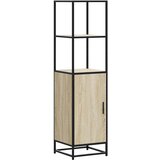 vidaXL Visoka omara sonoma hrast 35,5x35x139 cm inž. les in kovina, (22125196) Cene