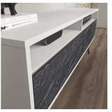 Hanah home tv polica flay white black | ePonuda.com