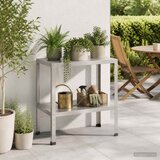  Stol za presađivanje 100 x 50 x 80 cm Nehrđajući čelik Srebrna | shoptok.hr