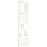 Sobna pregrada s 4 panela bijela 160 x 180 cm čelična | shoptok.hr