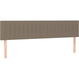  Krevet s oprugama i madracem smeđesivi 160x200 cm tkanina | shoptok.hr