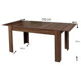 Hanah home Trpezarijski sto Oblo 130x78x80cm Orah | Eponuda.ba