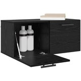 vidaXL Ormar za Zid Crni hrast 80 x 36.5 x 35 cm Konstruirano drvo | shoptok.hr