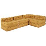  Modularna sofa 4 pcs Žuta Tkanina | shoptok.hr