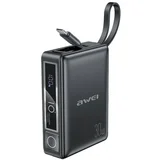 POWERBANK Z VGRAJENIM KABLOM 10000MAH ZA TELEFONE S HITRIM POLNJENJEM 30W, (5000008756)