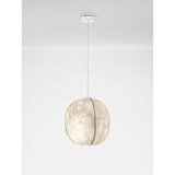 Nova Luce Bijela metalna viseća svjetiljka s tekstilnim sjenilom ø 42 cm Pierida – | shoptok.hr