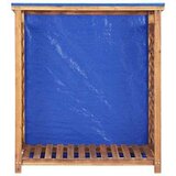 vidaXL Spremište za drva za ogrjev 105 x 38 x 115 cm bagremovo drvo | shoptok.hr