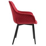Livetastic Naslanjač Samt, Rdeča | Shoptok.si