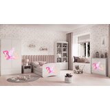 HAPPYKIDS Dječji krevet Dreamy vila 2 140x70 bez madraca s ladicom Bijela | shoptok.hr