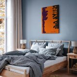  Slika - Henri Matisse – Black and Violet Arabesques on Orange 80x120 Standard | shoptok.hr