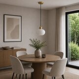 Brilliant Luster na sajli FANNY 1xE27/20W/230V, prečnik 22 cm, mesing | Eponuda.com