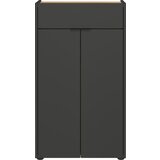 Germania Antracitno siva visoka kopalniška omarica 60x98 cm Forano – | Shoptok.si