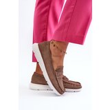 Sergio Leone Brown Suede Platform Moccasins SP012 | shoptok.hr