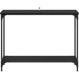  Konzolna stolica s policom Crni hrast 101 x 30.5 x 75 cm | shoptok.hr