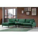 Kutna sofa 90x88x283cm Zelena