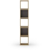Marckeric Crna/u prirodnoj boji biblioteka u dekoru hrasta 32x167 cm Lofty – | shoptok.hr