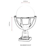 Opviq Vanjska zidna lampa BSU-68080-BSY-M5-KOP, 35 cm, IP65, E27, Crna | Eponuda.ba