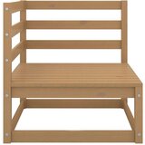  Kutna sofa smeđa boja meda od masivne borovine | shoptok.hr