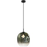  Luster na sajli MIRROR 1xE27/14W/230V zadimljeno zelene boje Slike