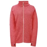 2117 NOSSEN - women's full-length flatfleece hooded sweatshirt - Coral