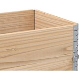  Okviri za palete 2 kom 100 x 50 cm od masivne borovine | Eponuda.ba