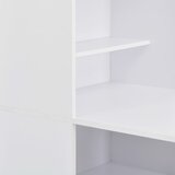  Barski stol s ormarićem bijeli 115 x 59 x 200 cm | shoptok.hr
