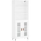  Visoka komoda bijela 69,5x34x180 cm konstruirano drvo | shoptok.hr