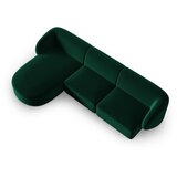 Milo Casa Zelena baršunasti kutna garnitura (s lijevim kutom/s ležaljkom) Paolo – | shoptok.hr
