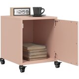 The Living Store Nočna omarica 2 kosa roza 36x39x43,5 cm jeklo - Nočna Omarica, (21568409) | Shoptok.si