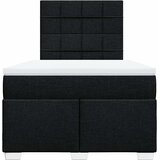  Krevet box spring s madracem crni 120 x 190 cm od tkanine | shoptok.hr