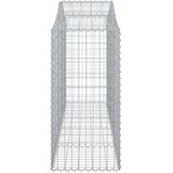  Lučne gabionske košare 40kom 200x50x100/120cm pocinčano željezo | shoptok.hr