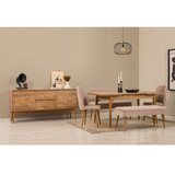 Hanah home vina bench 04 0900 atlantic pine stone (produžni trpezarijski sto, stolice i konzola (6 komada) Cene