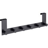 Wenko Crna metalna vješalica za vrata 39 cm Celano – | shoptok.hr