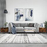 vidaXL Klubske mizice 2 kosa dimljeni hrast 50x50x40 cm inženirski les Cene