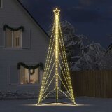 vidaXL LED božićno drvce 861 LED toplo bijelo 478 cm | shoptok.hr