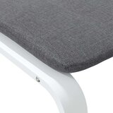  Stolček za noge temno siv 51x41x40 cm blago, (20767199) | Shoptok.si