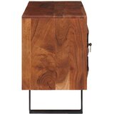 TV ormar boja meda 112 x 30 x 48 cm Masivno bagremovo drvo | shoptok.hr