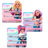 Kids Euroswan WOW Generation: Komplet dveh barvnih zapestnic z napisom v različnih različicah Cene