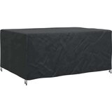 vidaXL Prevleka za zunanje pohištvo Črna 240 x 180 x 100 cm 420D | Shoptok.si