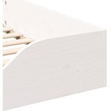  Krevetna konstrukcija Bijelo 80 x 220 cm Čvrsto borovo drvo | shoptok.hr
