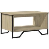 Maison Chic Klubska mizica - kavna mizica - Nizka mizica sonoma hrast 75x51x40 cm inženirski les, (21752453) Cene